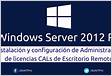 Windows Server 2012 R2 Revocar licencia CAL RDS a usuario